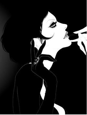 单色调的黑白灰