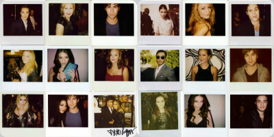 gossip girl cast x polaroid