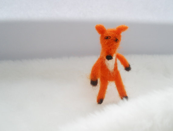 Fox decor Orange children funny valentines day gift