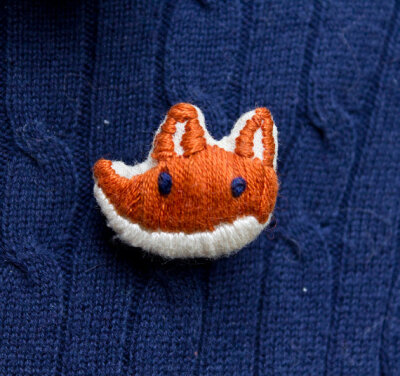 Fox Brooch
