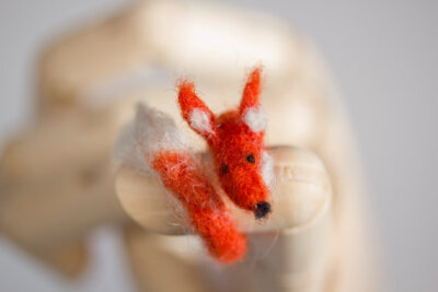 Felted Fox Ring
