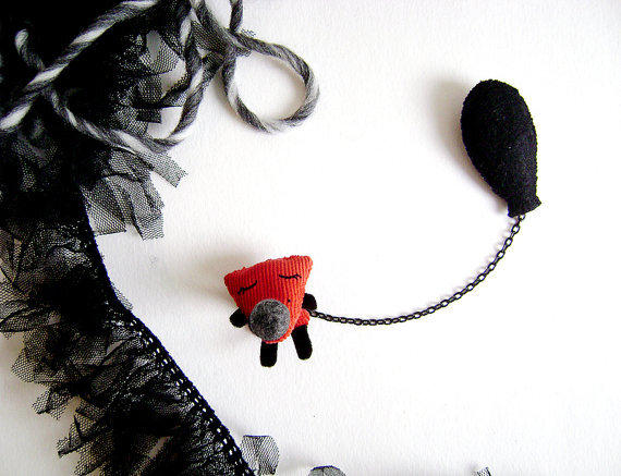 Little Fox has a Black Balloon