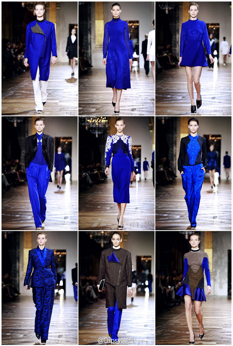 Stella McCartney F/W 2012 宝蓝当道