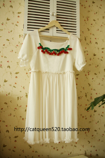 小樱桃很可爱。不累赘，刚刚好。【阿团丸子】