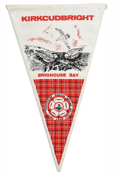 camping club bunting, kirkcudbright 1977