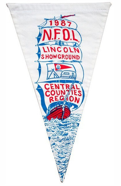 camping club bunting, lincoln showground 1987