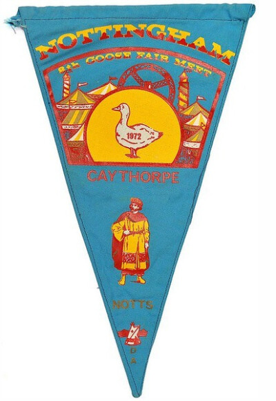 camping club bunting, nottingham 1972