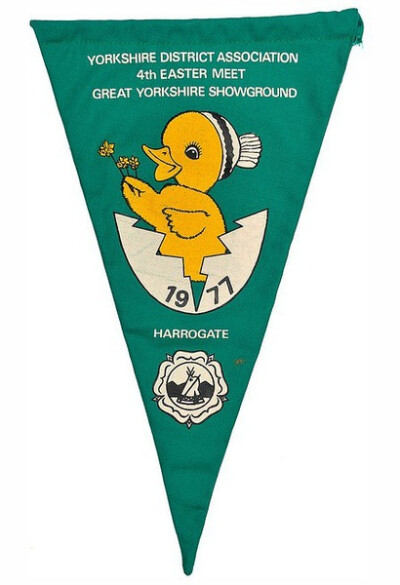 camping club bunting, harrogate 1977