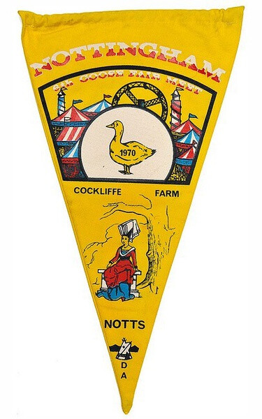 camping club bunting, nottingham 1970