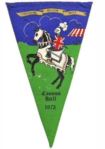 camping club bunting, cannon hall 1973