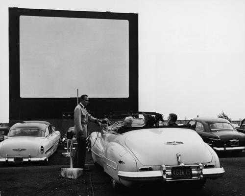Local drive in, 1950s