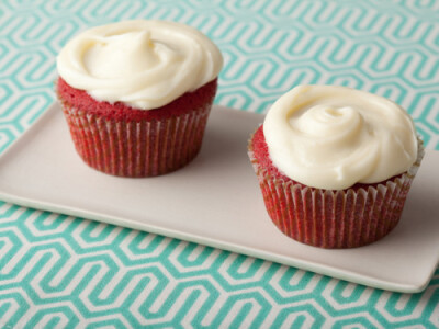 Red Velvet Cupcakes with Cream Cheese Frosting