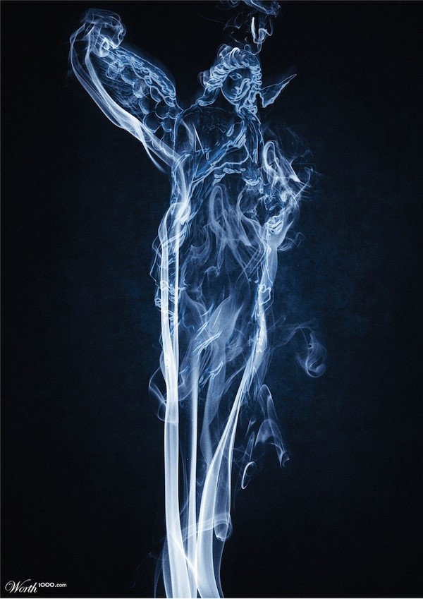 shape-shifting smoke art 烟的艺术,3d和材质技术真心不错啊