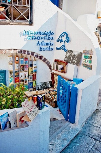 Atlantis Books, 位於（Greece）希臘的（Santorini）聖托裏尼