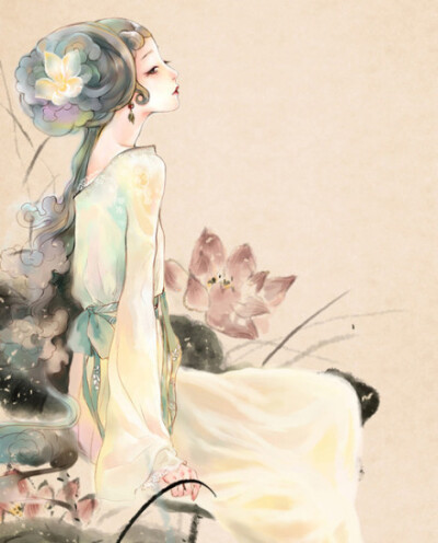 红藕香残玉簟秋，轻解罗裳独上兰舟。云中谁寄锦书来，雁字回时月满西楼。花自飘零水自流，一种相思两处闲愁，此情无计可消除。才下眉头却上心头，却上心头