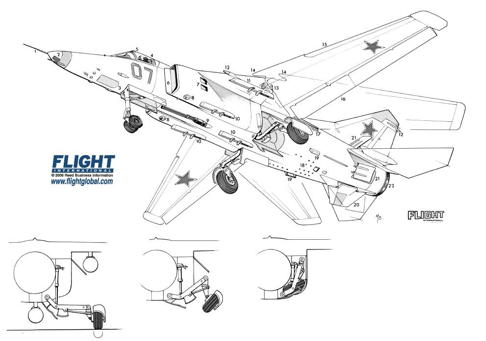 Mikoyan Mig-23 Flogger "鞭挞者"重型战斗机