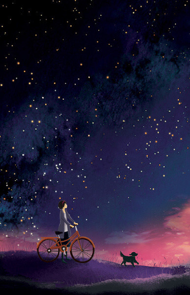 繁星点点，照亮了谁的夜