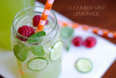 cucumber mint lemonade.