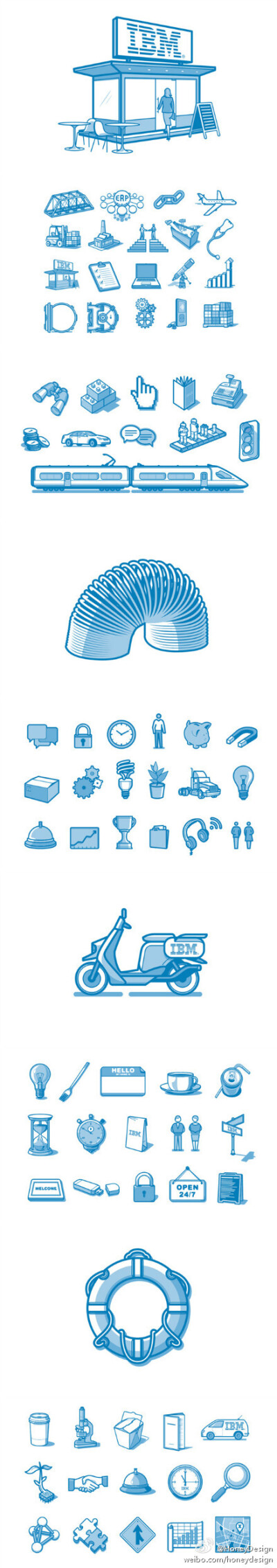 IBM icons Designed by Philippe Intraligi