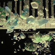 piano in water