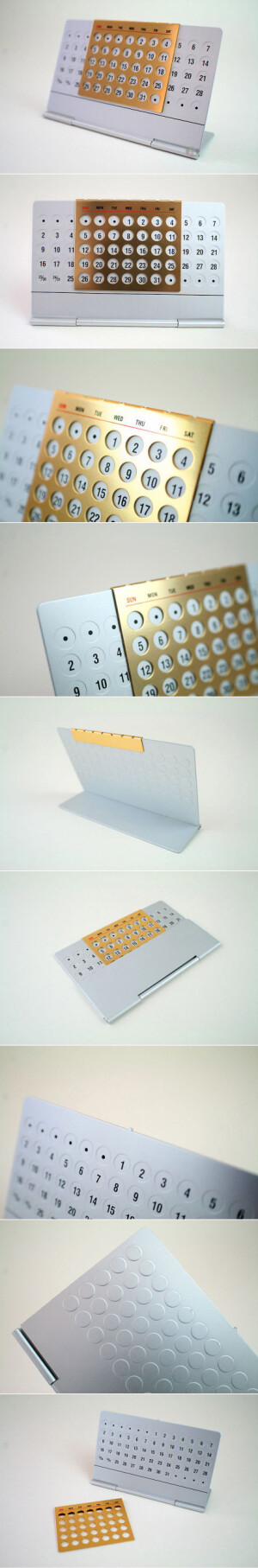 简易的万年历，可以自己DIY哦