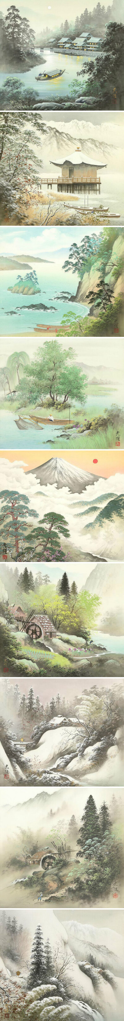 风景如画，画留风景