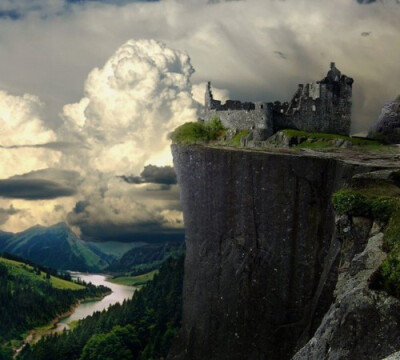 Cliff Castle Ruins, Germany photo via sharon