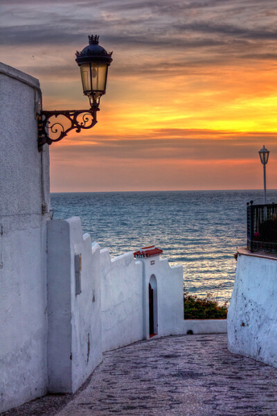 Sunset Lantern, Malaga, Spain photo via myname