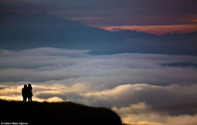 Watching the world go by: At times Nagarkot benefits from views of incredible scenery, at others the cloud closes in