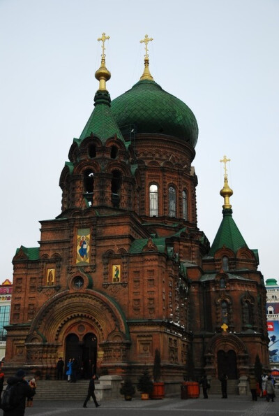 哈尔滨。索菲亚大教堂。
