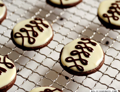 Cocoa cut-out cookies