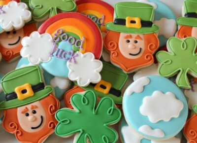 amazing leprechaun cookies.