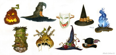 Halloween hats by mex