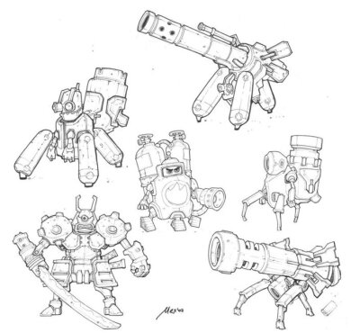 Robocalipse concepts. by mex