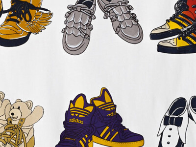 Jeremy Scott adidas Originals by Originals联名TEE