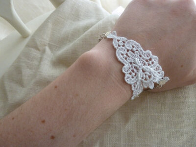 White Lace Bracelet设计 饰品