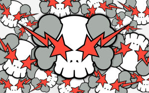 kaws skulls by keyzersozethanks anywaysfound one on googlebut its all… / 1920x1200 Wallpaper