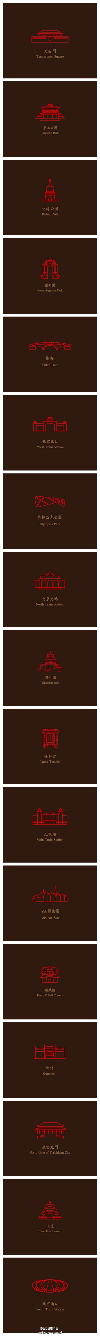 北京地标系列LOGO