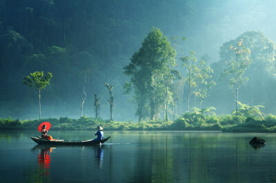 宁静致远山水画风景壁纸