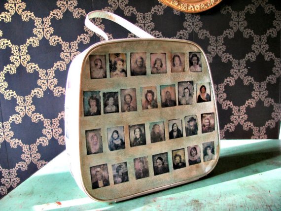 Photo Booth Beauties Vintage Travel Train Vanity Case