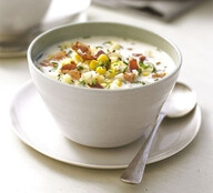 Bacon & sweetcorn chowder