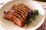 Lavender Rosemary Grilled Rib-Eye Steak