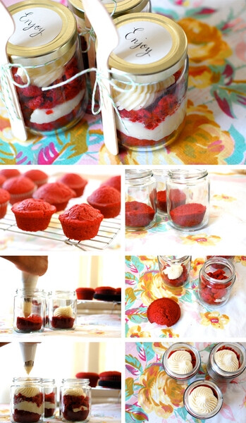 cupcakes in a jar