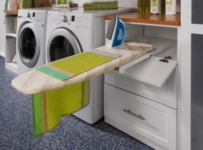 I like the idea of an easily accessible ironing station