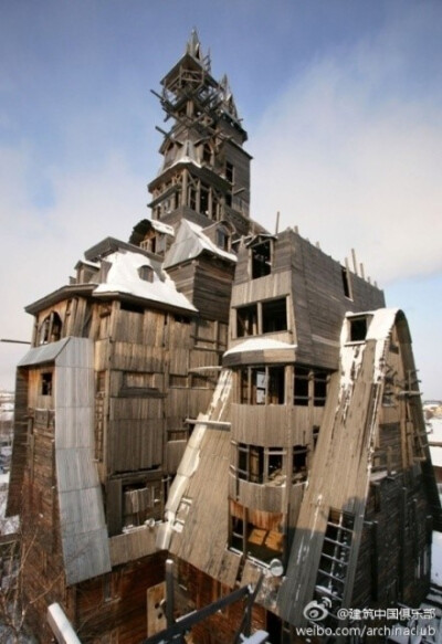 木制众议院Wooden Gagster House (俄罗斯Archangelsk, Russia)。