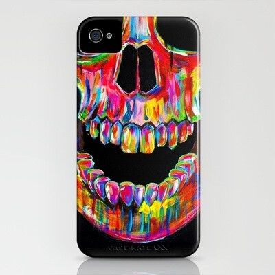 Chromatic Skull iphone4/4S 手机壳