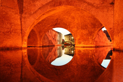 Photograph Comacchio by sunset by Michel van Bokhoven on 500px