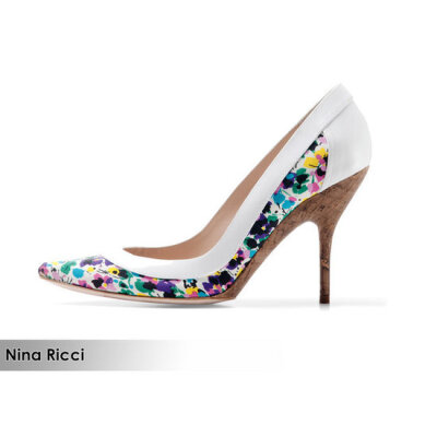 NINA RICCI 印花细跟鞋