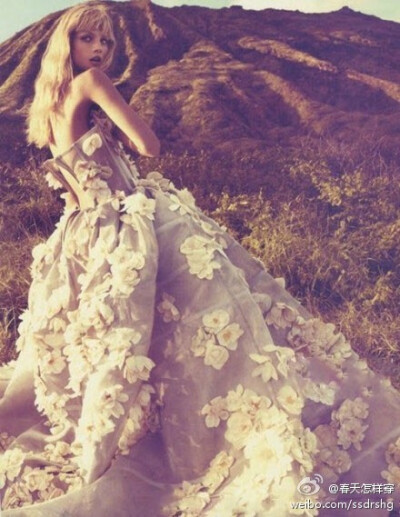 关于女人，关于山野中的裙摆。