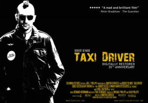 【的士司机】 (Taxi Driver) - (1976)‧写实与暴力美学的示范 ! 导演马田．史高西斯 (Martin Scorsese), 罗拔．迪尼路 (Robert De Niro) 和茱迪．科士打 (Jodie Foster) 锋芒大露出彩之作。